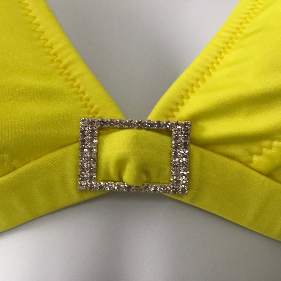 Winnwear Yellow Competition Pageant Swimsuit/Bikini - Picture 5 of 8